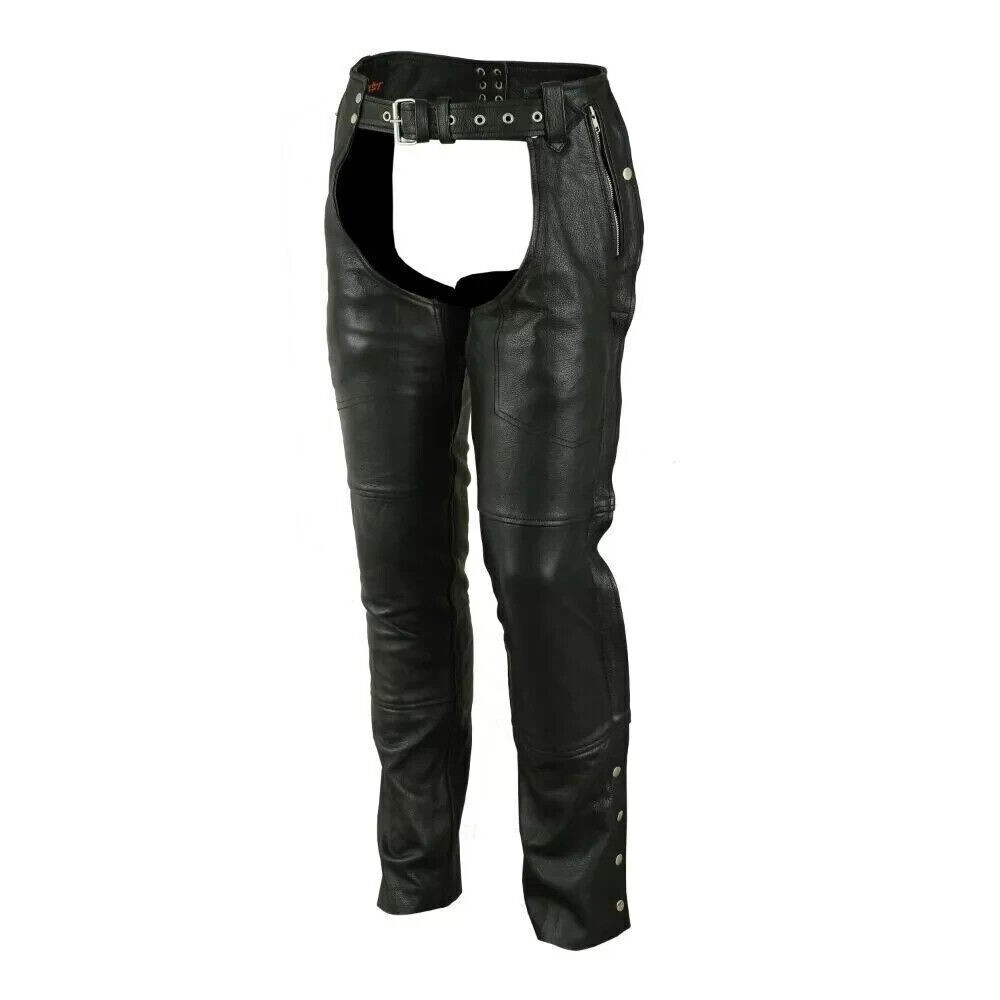 Daniel Smart DS47 Motorcycle Apparel Bike Unisex Double Deep Pocket Rider Chaps